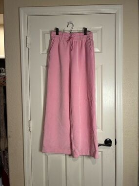BDG Wide-Leg Pink Corduroy Pants